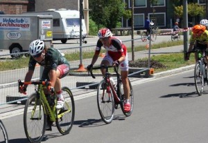 Maria Hivner im Feld in Augsburg