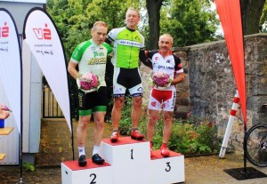 Otto Huggenberger auf dem Podest in Fulda