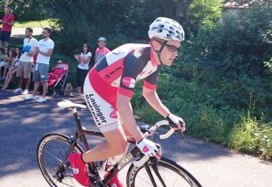 Matthias kämpft sich am Berg in Fellbach auf Platz 5