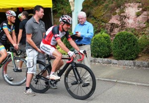 Otto am Start zum Bergzeitfahren in Gremmelsbach