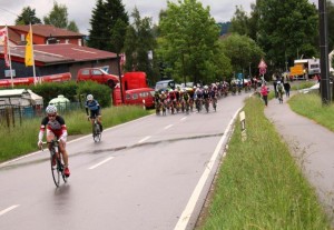 Matthias beim Angriff vor dem Feld in Schwenningen