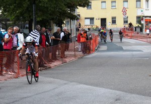 Stefan bei seiner Attacke am Berg