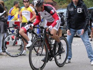 Stefan am Start zum Bergzeitfahren in Gremmelsbach