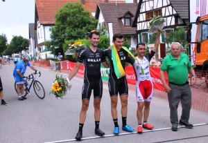 Stefan bei der Siegerehrung in Hofweier