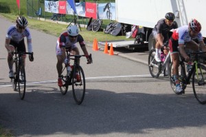 Stefan Huggenberger beim Schlusssprint in Fluorn