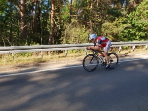 Matthias Hivner bei der dt. Meisterschaft Einzelzeitfahren