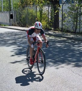 Stefan bei der Attacke in Patriching